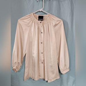 EUC MEGASCHONI "EXPOSITE" BUTTON UP BLOUSE size 4
